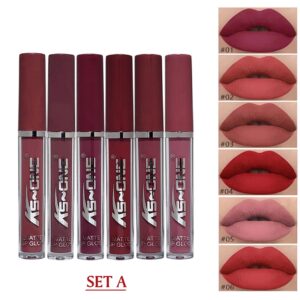 6 PCs Lipgloss Set