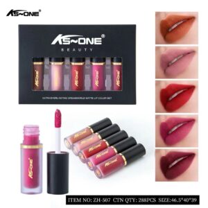 5 Pcs Matte lipgloss set