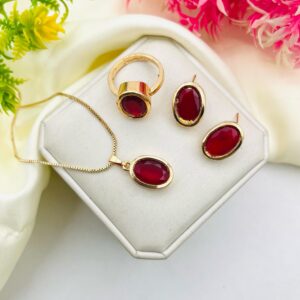 Stone Locket Set