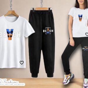 Girls Summer Printed Tracksuit