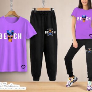 Girls Summer Printed Tracksuit