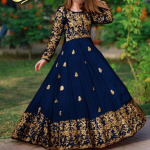 Front,Border Sleeves Embroidery With *Handwork Nug* Long Maxi 2Pcs (Copy) (Copy) (Copy)