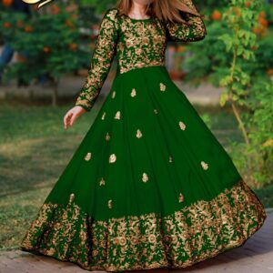 Front,Border Sleeves Embroidery With *Handwork Nug* Long Maxi 2Pcs (Copy) (Copy) (Copy) (Copy)