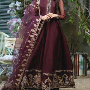 Neck, Sleeves & Daman Embroidered Maxi with Emb Dupatta 3Pcs