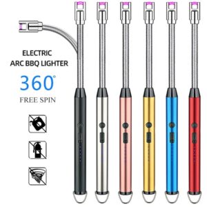 USB Rechargeable Lighter 360 Degree Flexible Plasma Arc Lighter *Metal